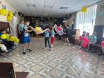 Игровая программа «Лёгкий, праздничный, смешной и в придачу надувной»
